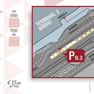 Del Mare Airport 3*, פיומיצ'ינו איטליה